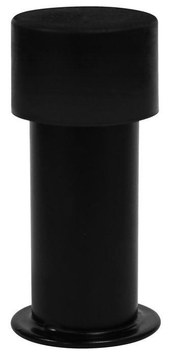 Dørstopper til gulv matt svart 75 mm